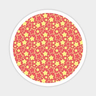 Stars Seamless Pattern 038#001 Magnet